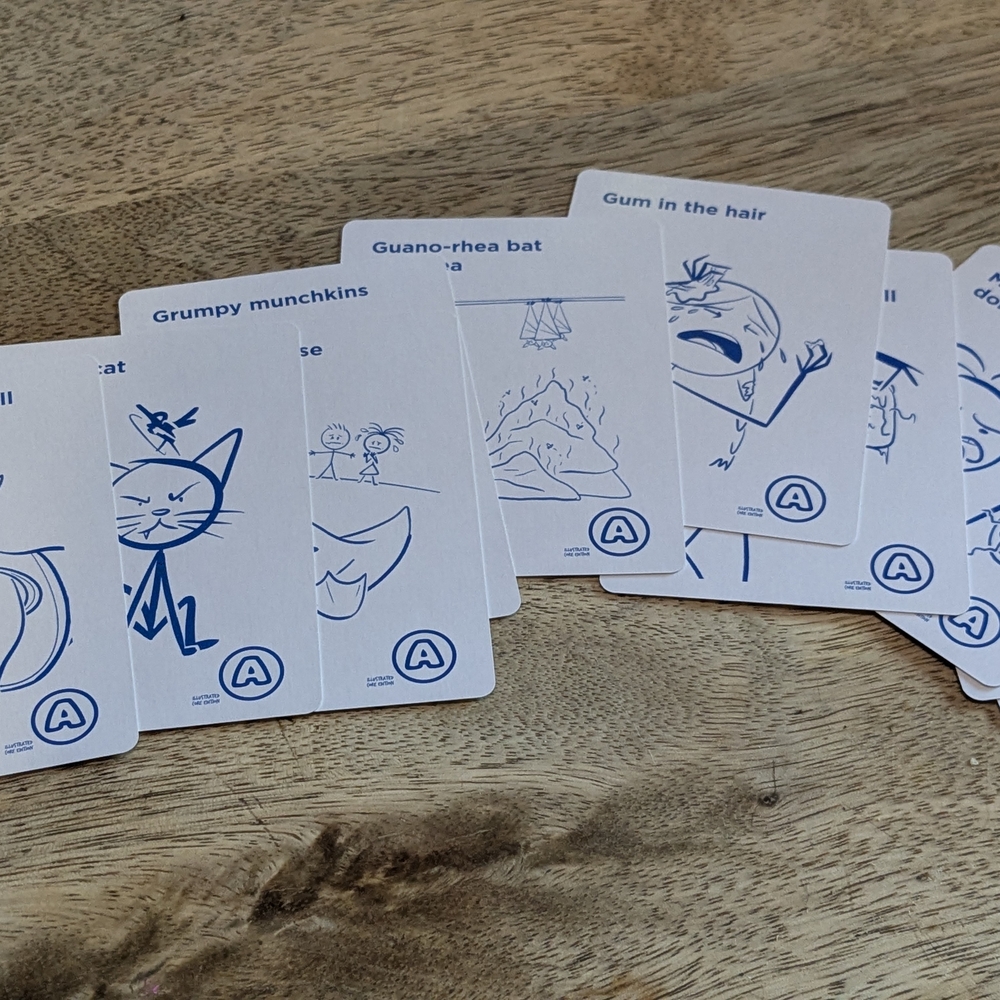 Kids Against Maturity Illustrated Edition Game - Blue - Picture 3 of 11